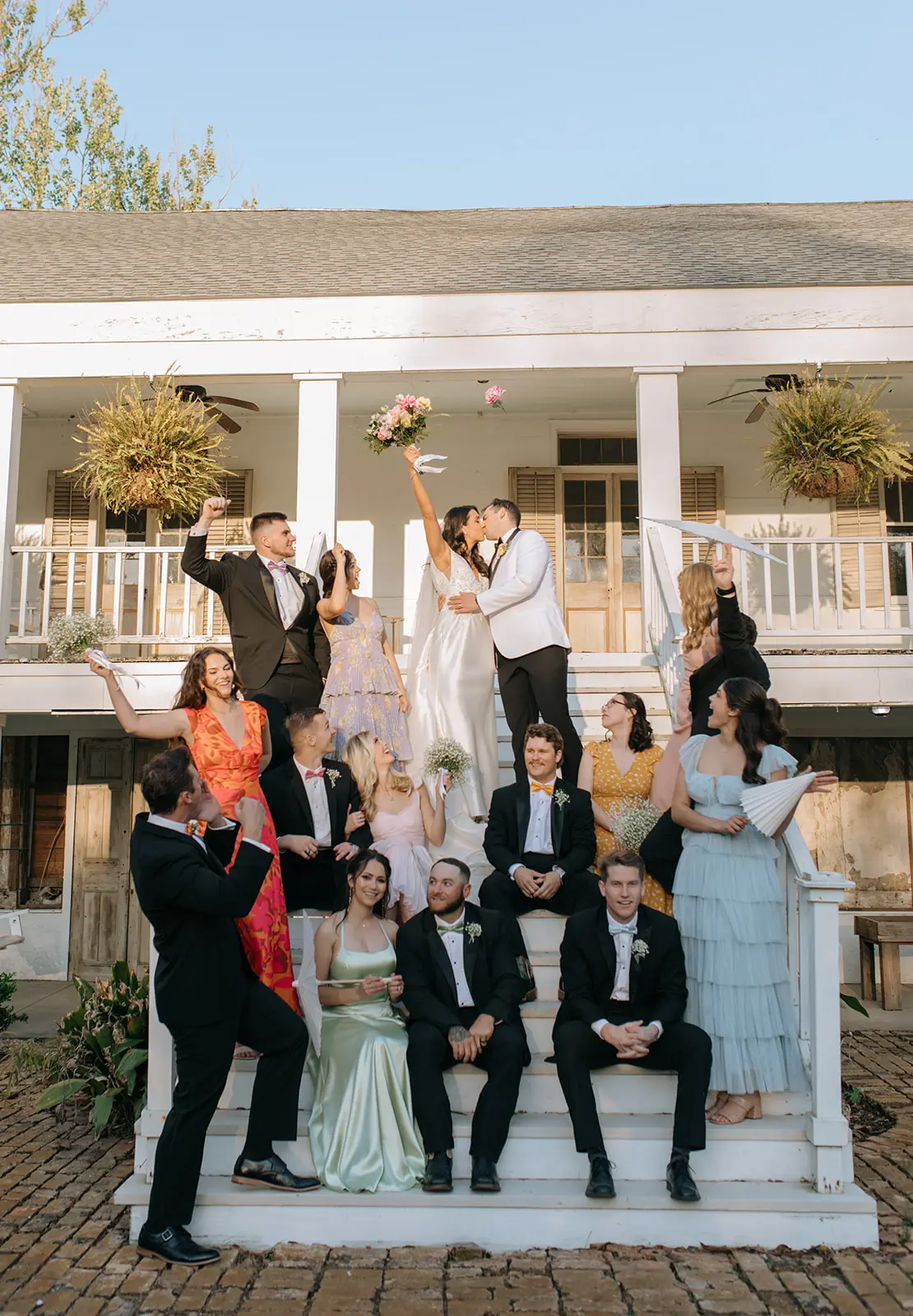 The Wedding Party Kiss