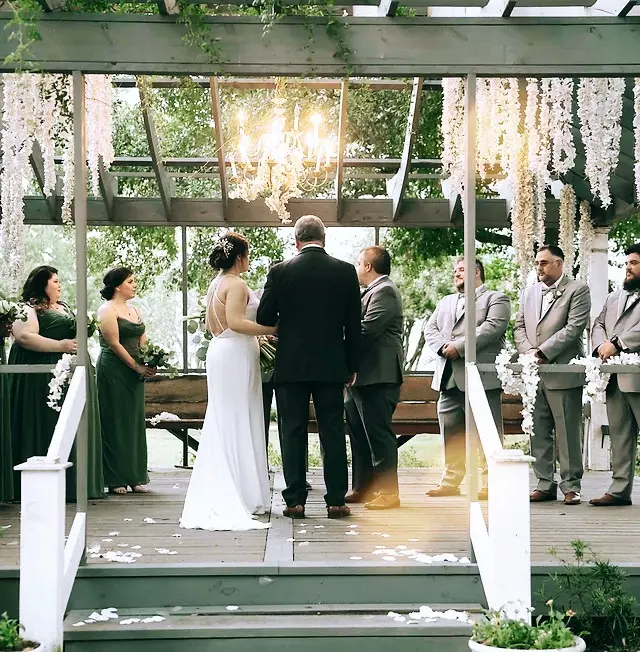 Intimate ceremony at Chatsworth